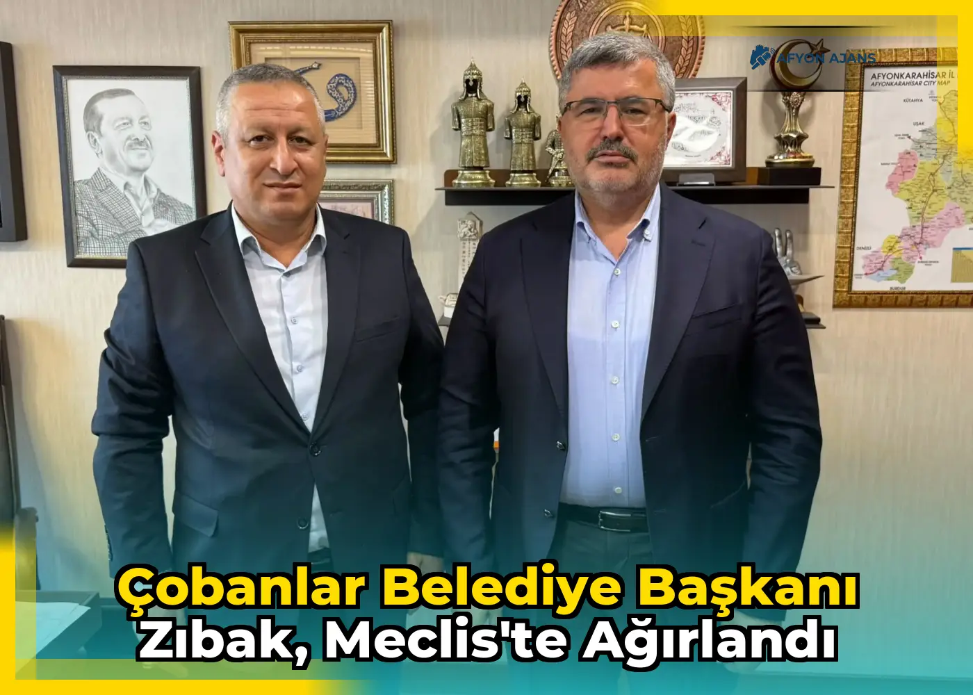 Çobanlar Belediye Başkanı Zıbak, Meclis'te ağırlandı