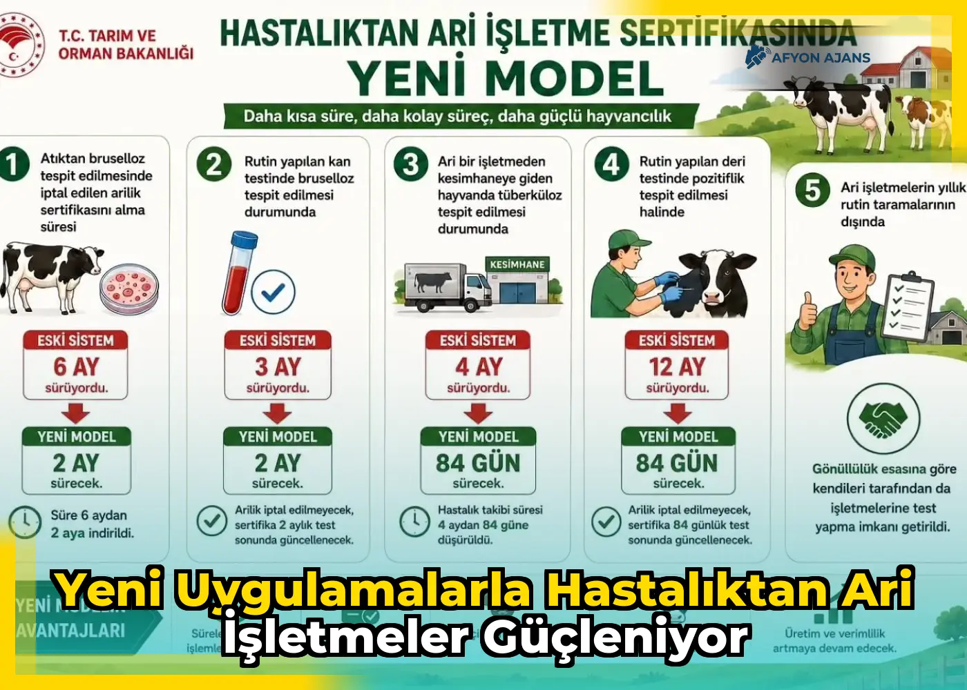 Yeni uygulamalarla hastalıktan ari işletmeler güçleniyor
