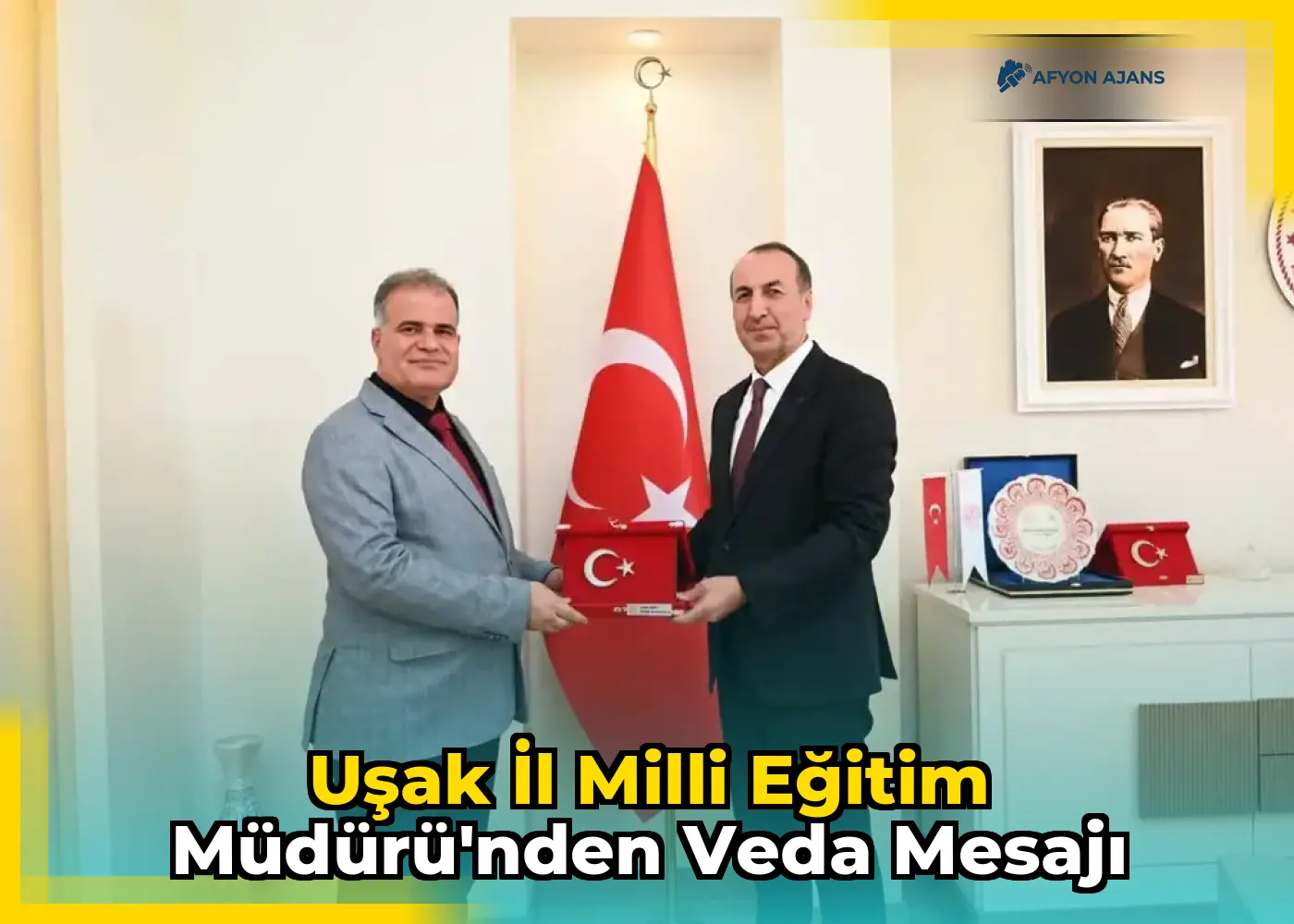 Uşak İl Milli Eğitim Müdürü'nden veda mesajı