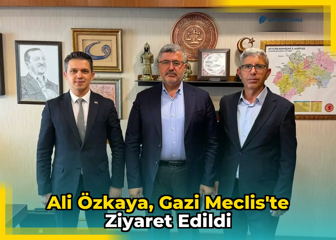 Ali Özkaya, Gazi Meclis'te ziyaret edildi