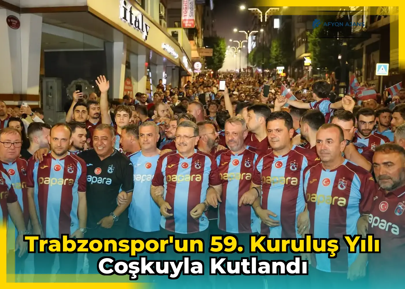 Trabzonspor'un 59. kuruluş yılı coşkuyla kutlandı