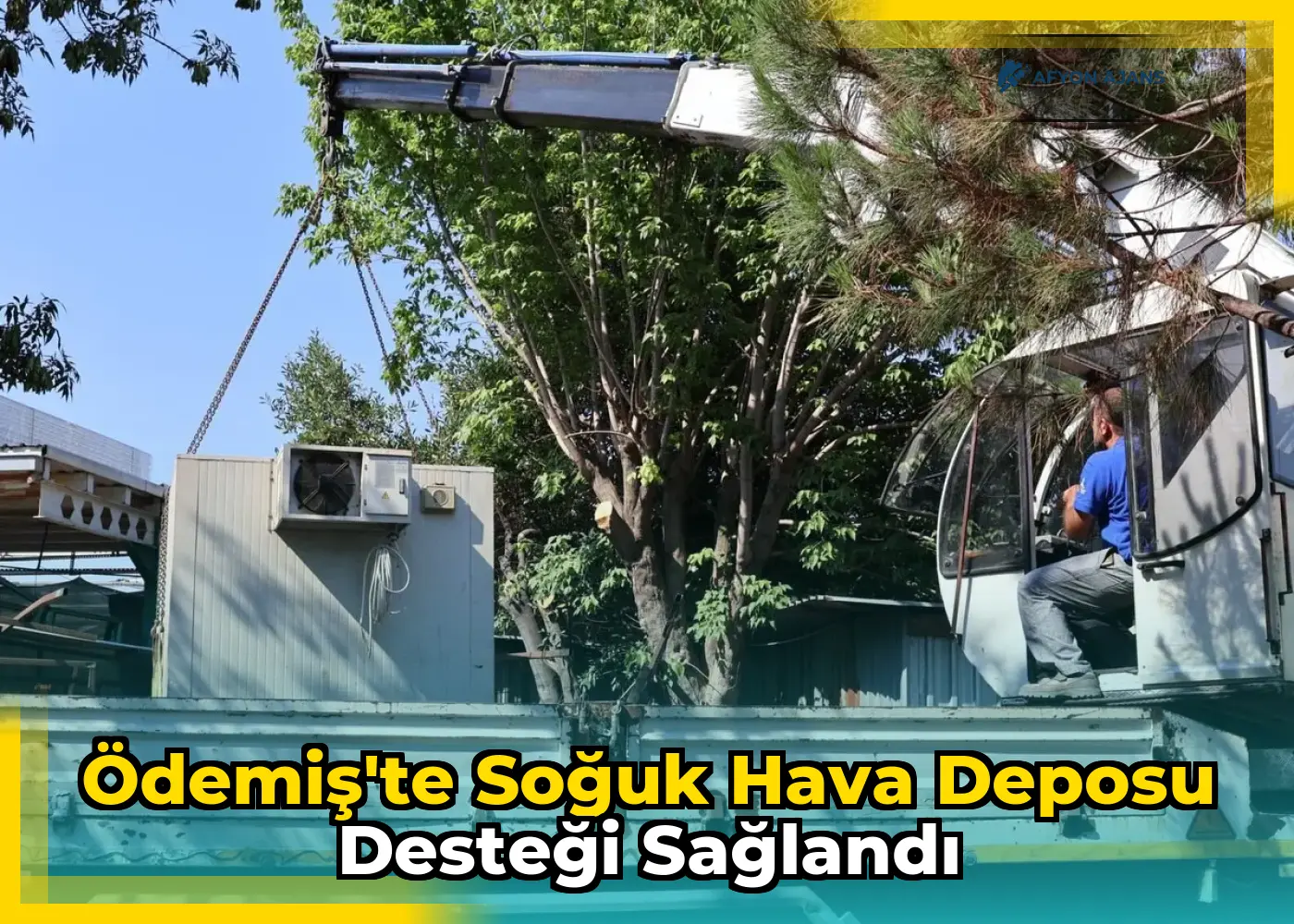 Ödemiş'te Soğuk Hava Deposu Desteği Sağlandı