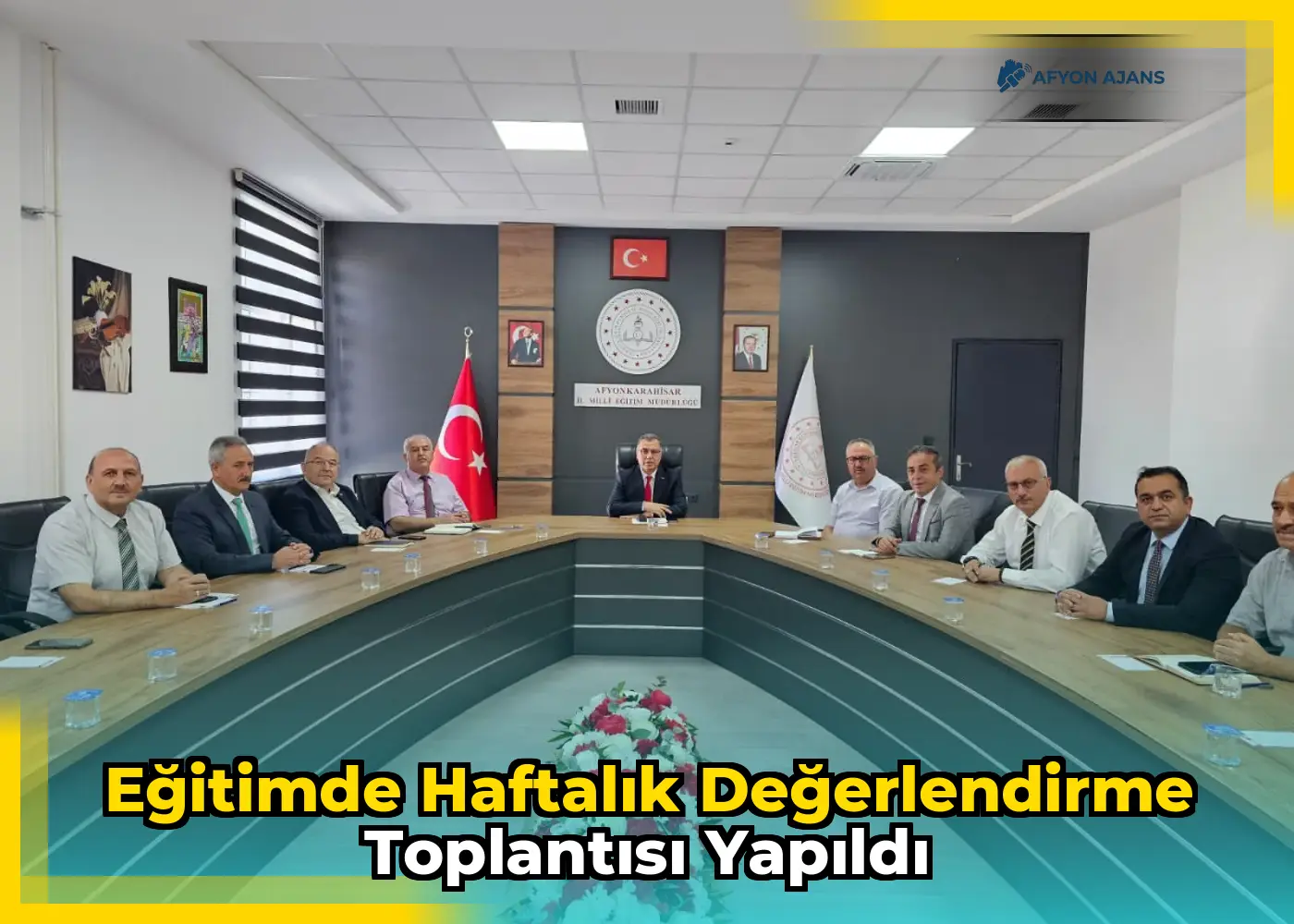 Eğitimde Haftalık Değerlendirme Toplantısı Yapıldı