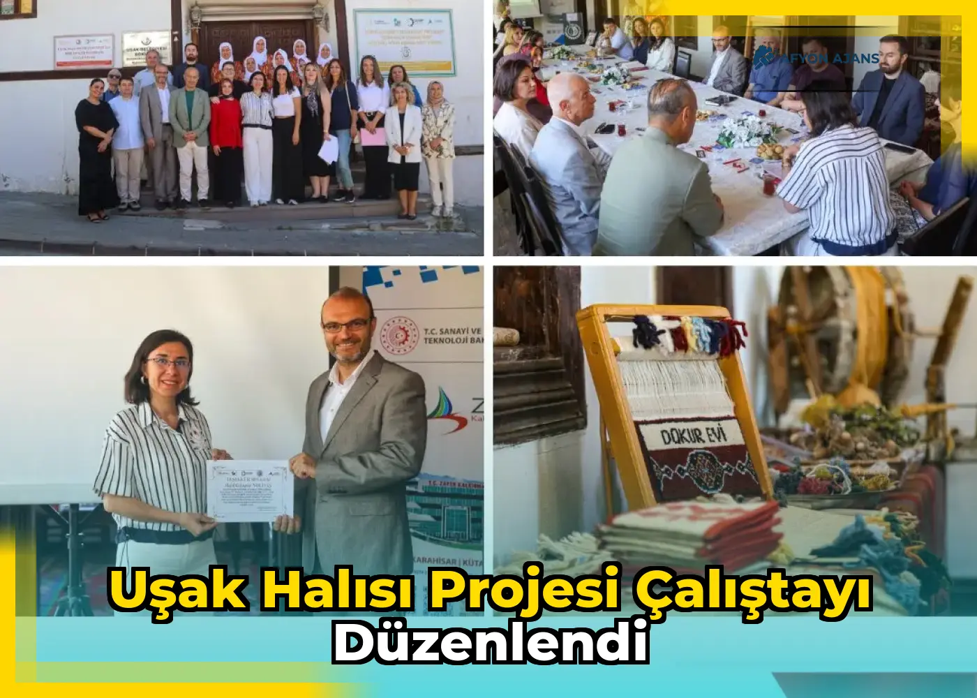Uşak Halısı Projesi Çalıştayı Düzenlendi