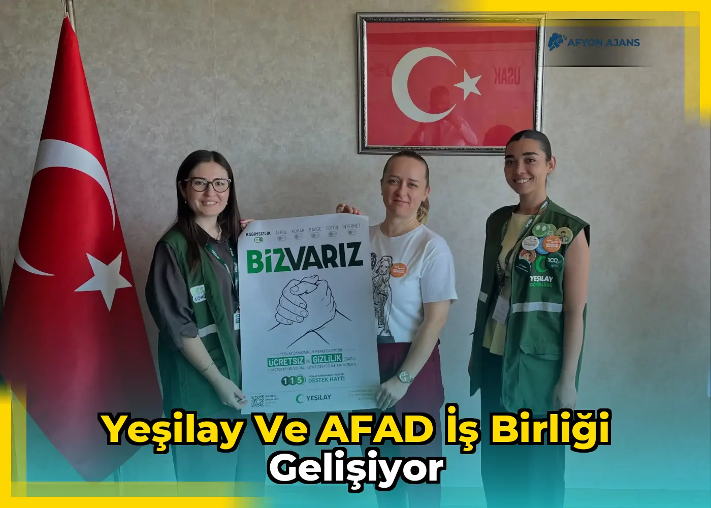 Yeşilay ve AFAD İş Birliği Gelişiyor