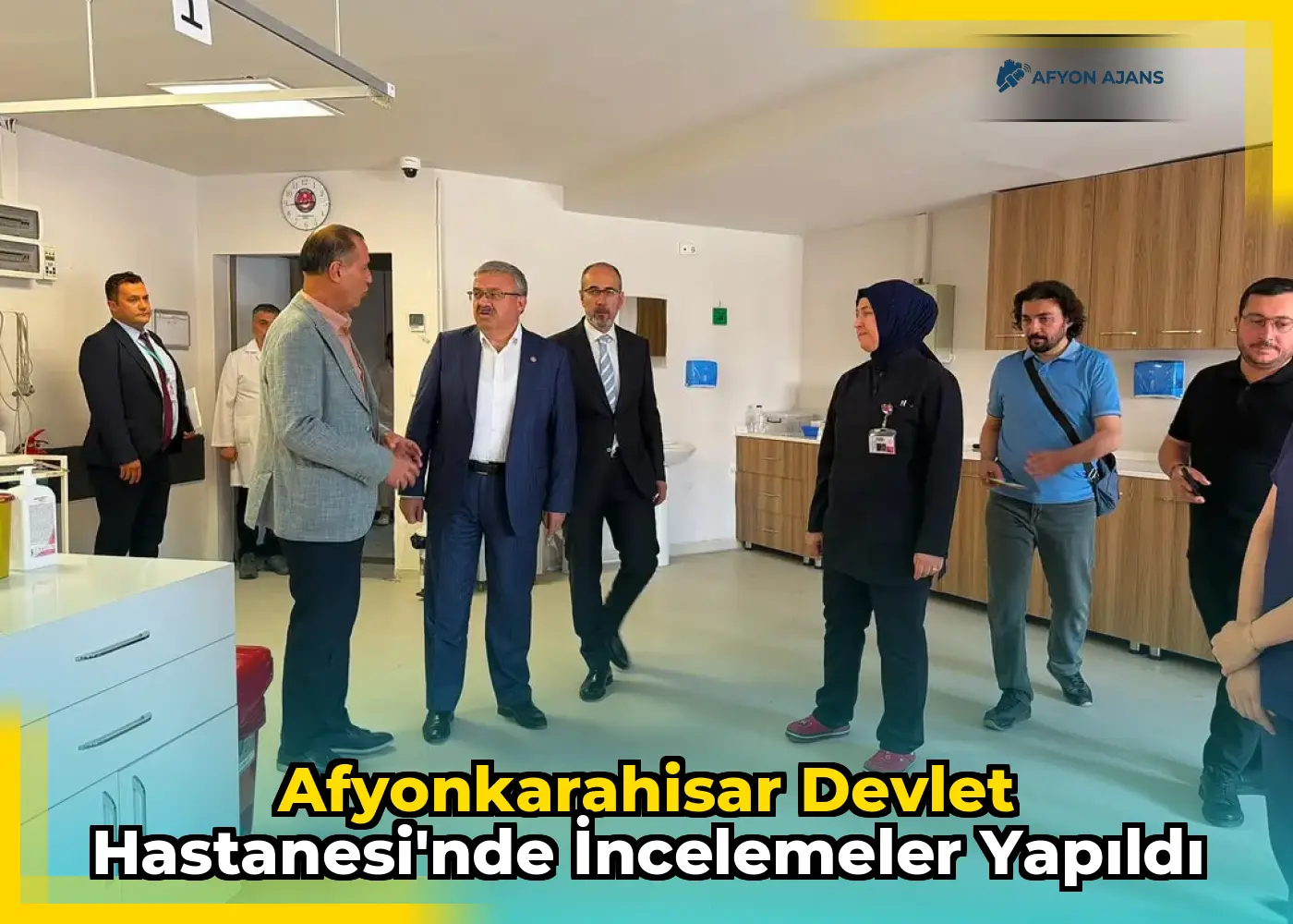 Afyonkarahisar Devlet Hastanesi'nde incelemeler yapıldı