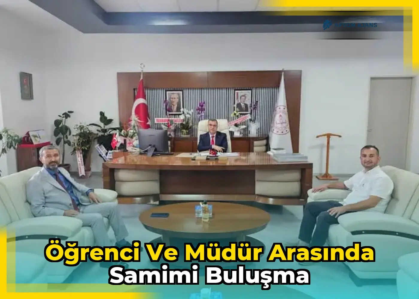 Öğrenci ve Müdür Arasında Samimi Buluşma