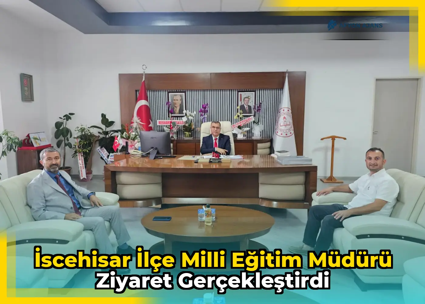 İscehisar İlçe Milli Eğitim Müdürü Ziyaret Gerçekleştirdi