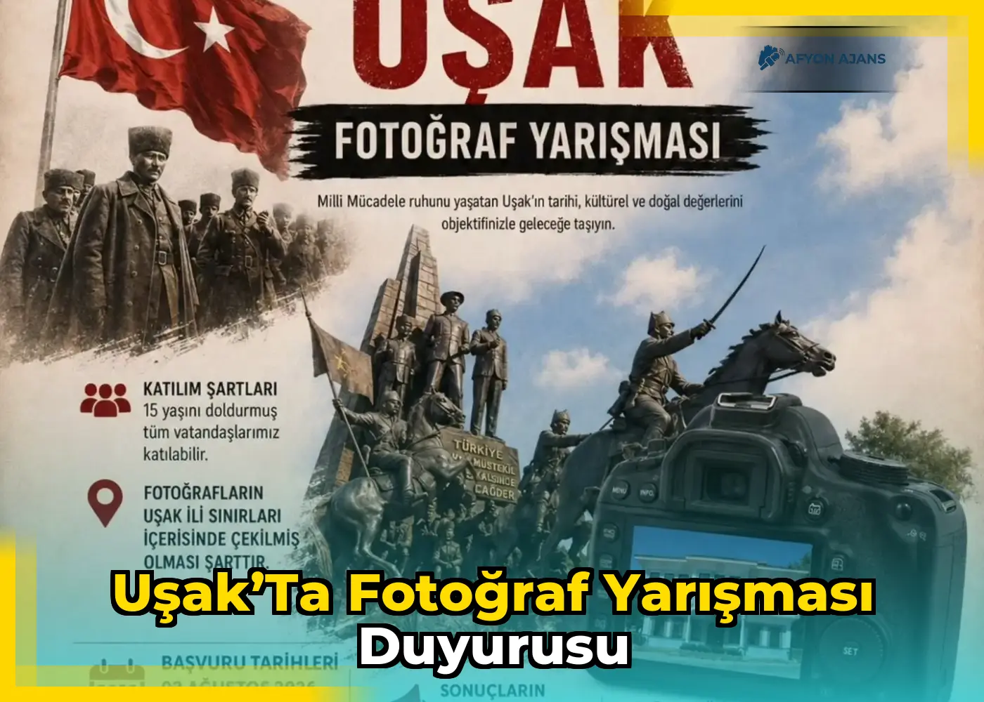 Uşak’ta Fotoğraf Yarışması Duyurusu