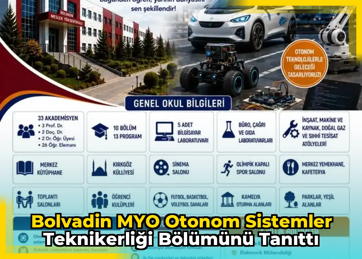 Bolvadin MYO Otonom Sistemler Teknikerliği Bölümünü Tanıttı
