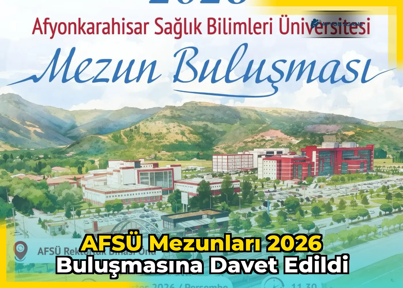 AFSÜ Mezunları 2026 Buluşmasına Davet Edildi