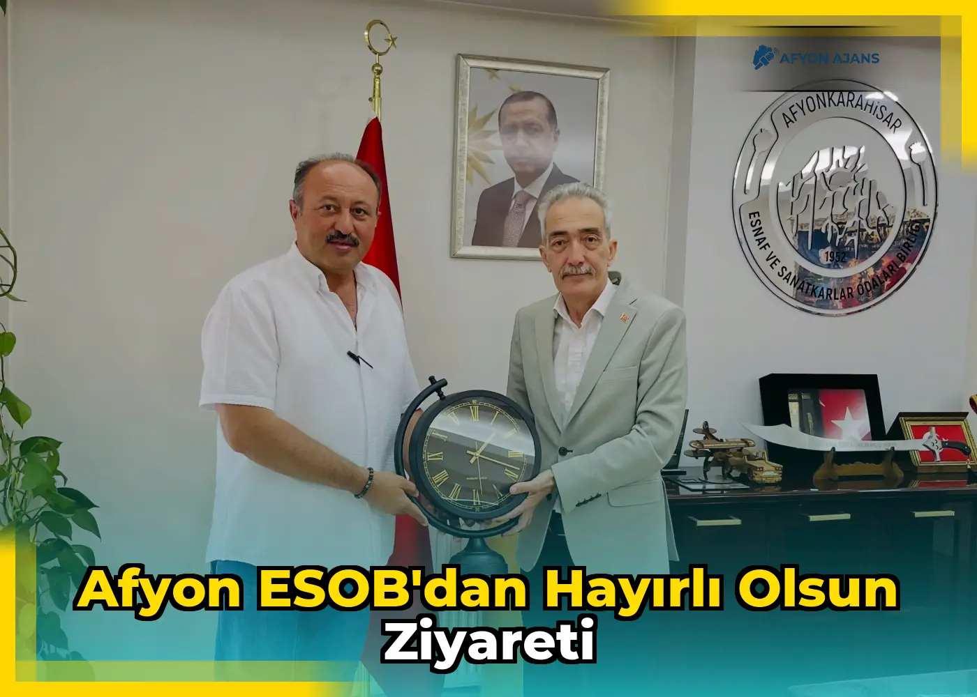 Afyon ESOB'dan Hayırlı Olsun Ziyareti