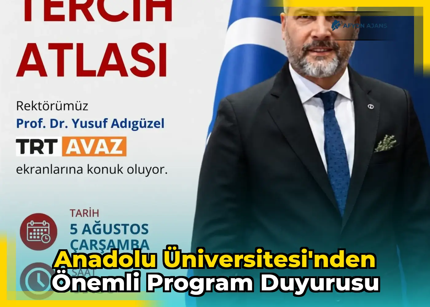 Anadolu Üniversitesi'nden Önemli Program Duyurusu