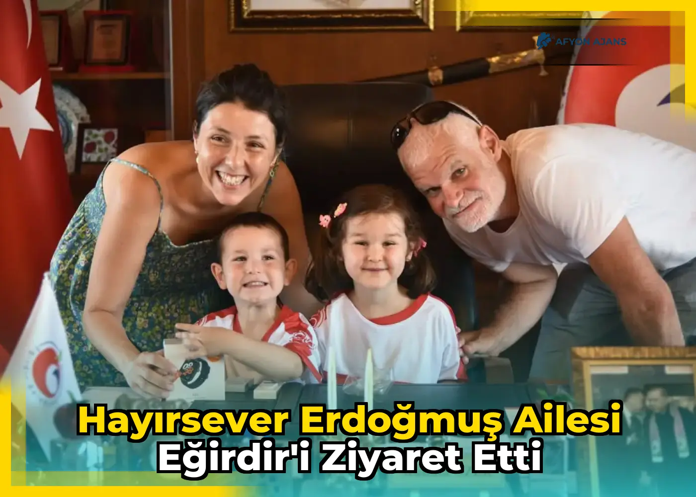 Hayırsever Erdoğmuş Ailesi Eğirdir'i Ziyaret Etti