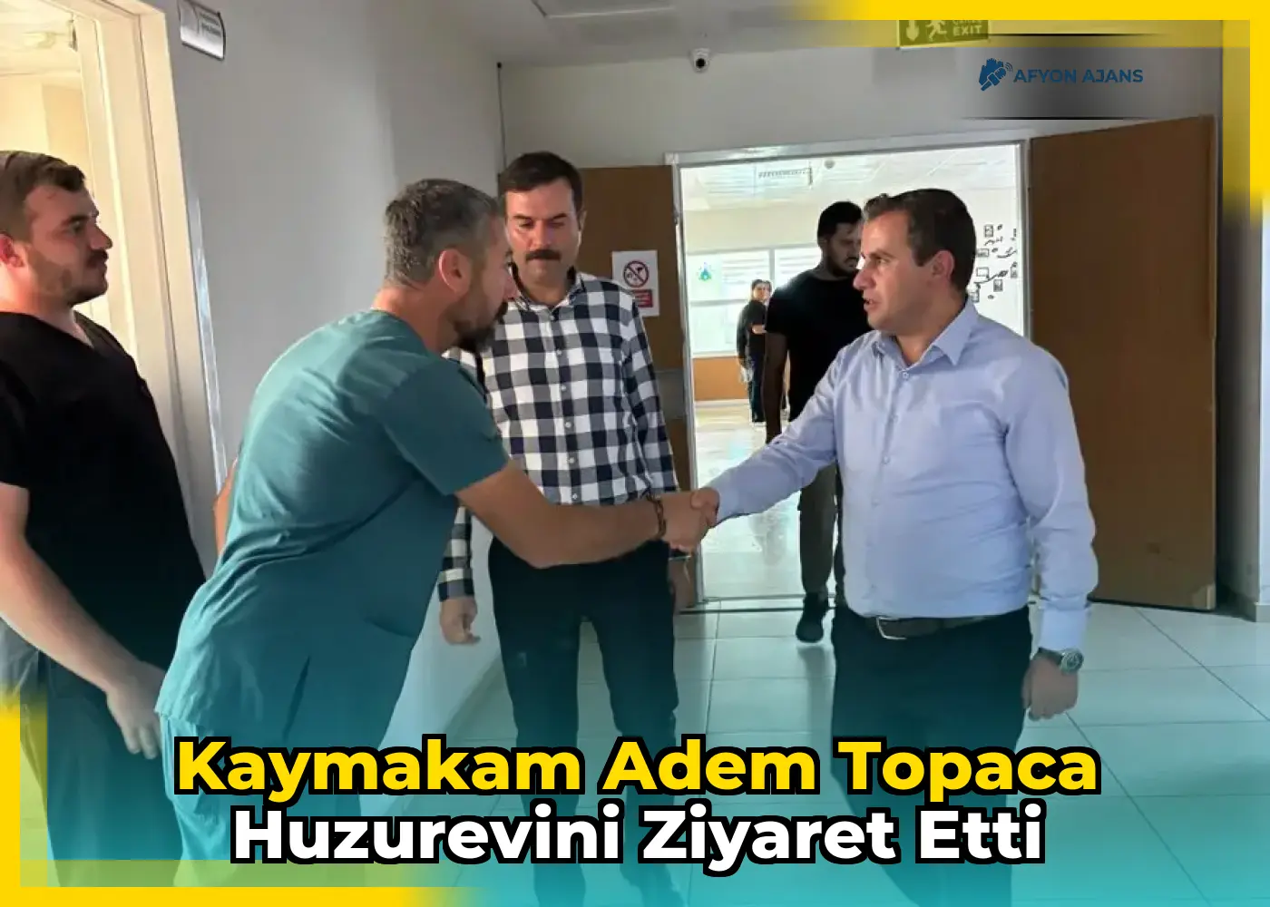 Kaymakam Adem Topaca Huzurevini Ziyaret Etti