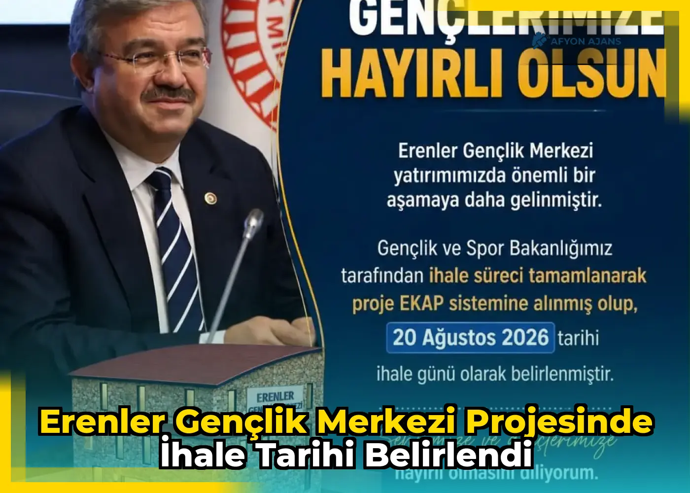 Erenler Gençlik Merkezi projesinde ihale tarihi belirlendi