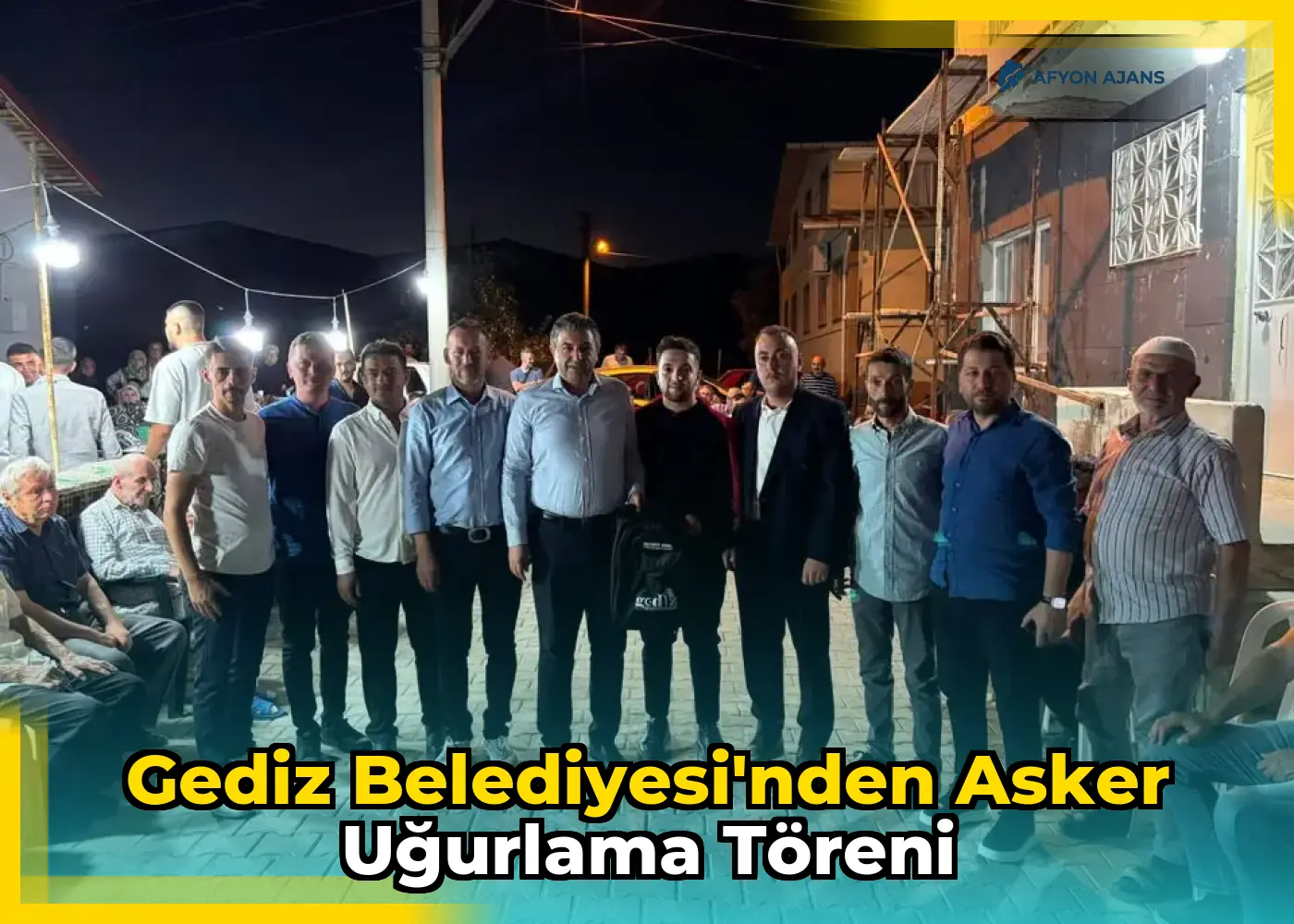 Gediz Belediyesi'nden Asker Uğurlama Töreni