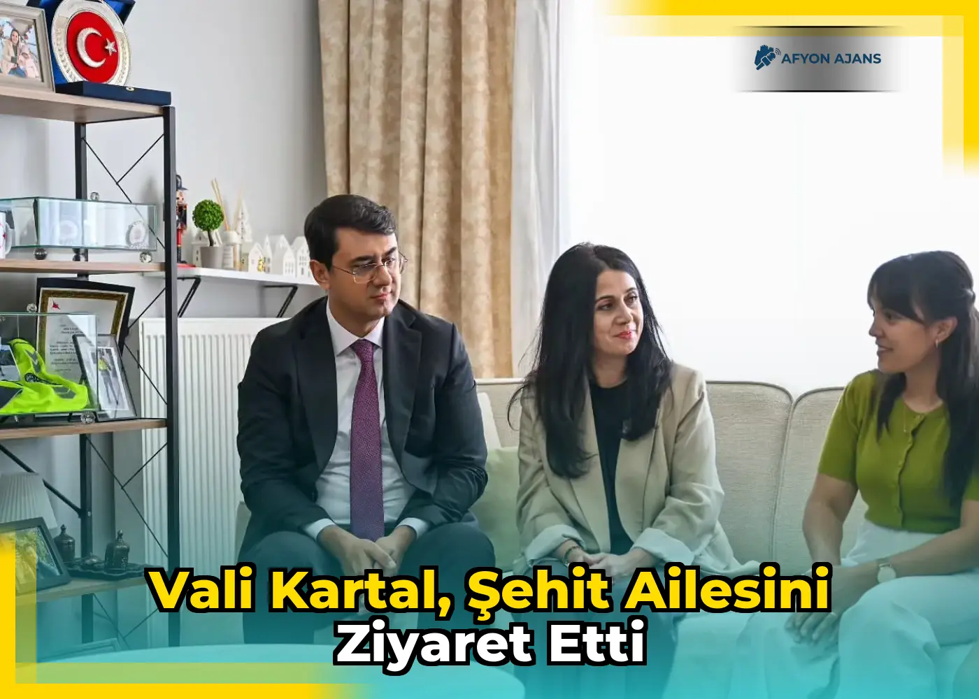Vali Kartal, şehit ailesini ziyaret etti