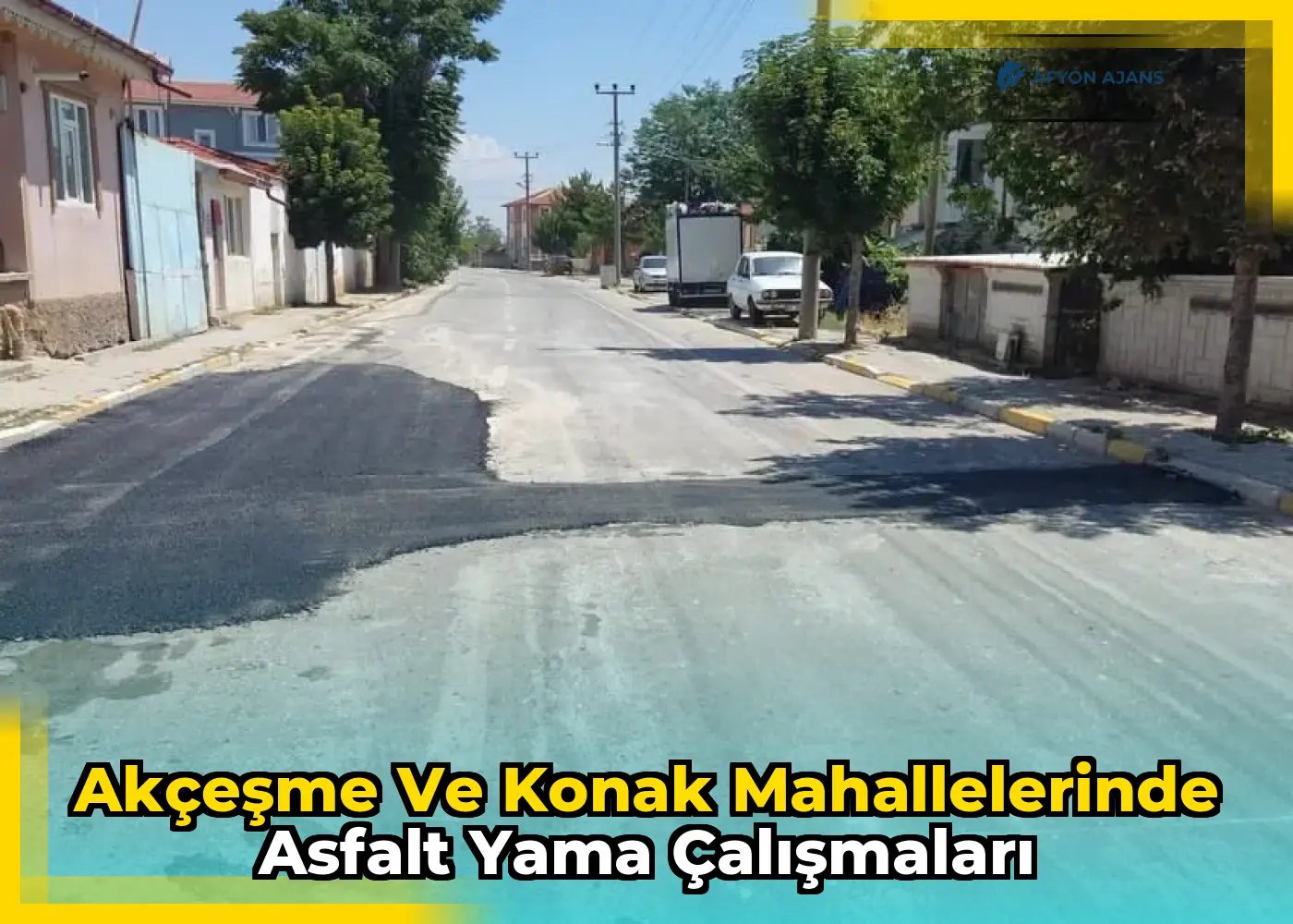 Akçeşme ve Konak Mahallelerinde Asfalt Yama Çalışmaları