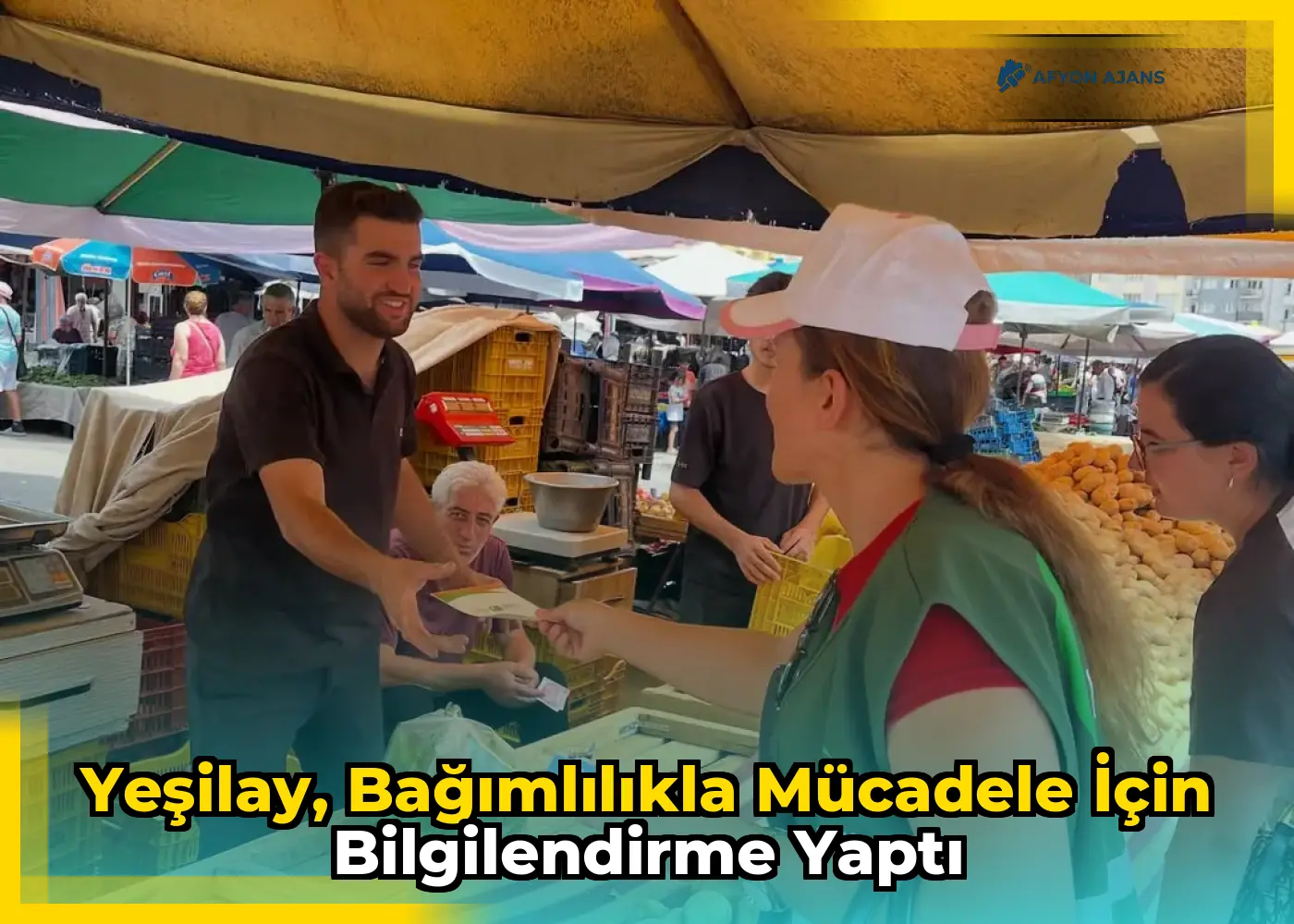 Yeşilay, bağımlılıkla mücadele için bilgilendirme yaptı