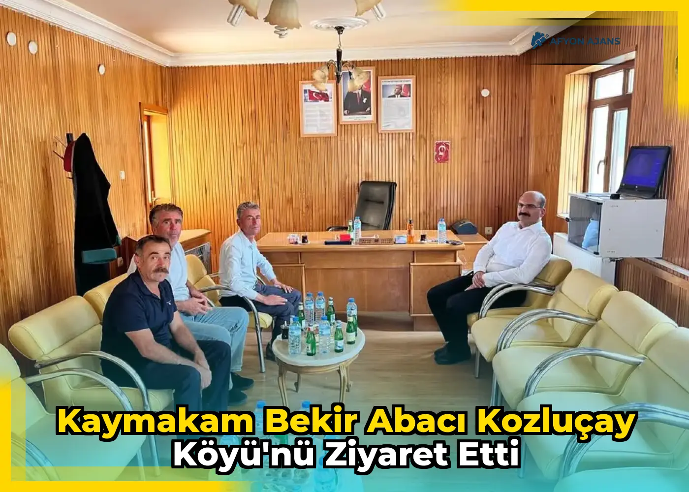 Kaymakam Bekir Abacı Kozluçay Köyü'nü Ziyaret Etti