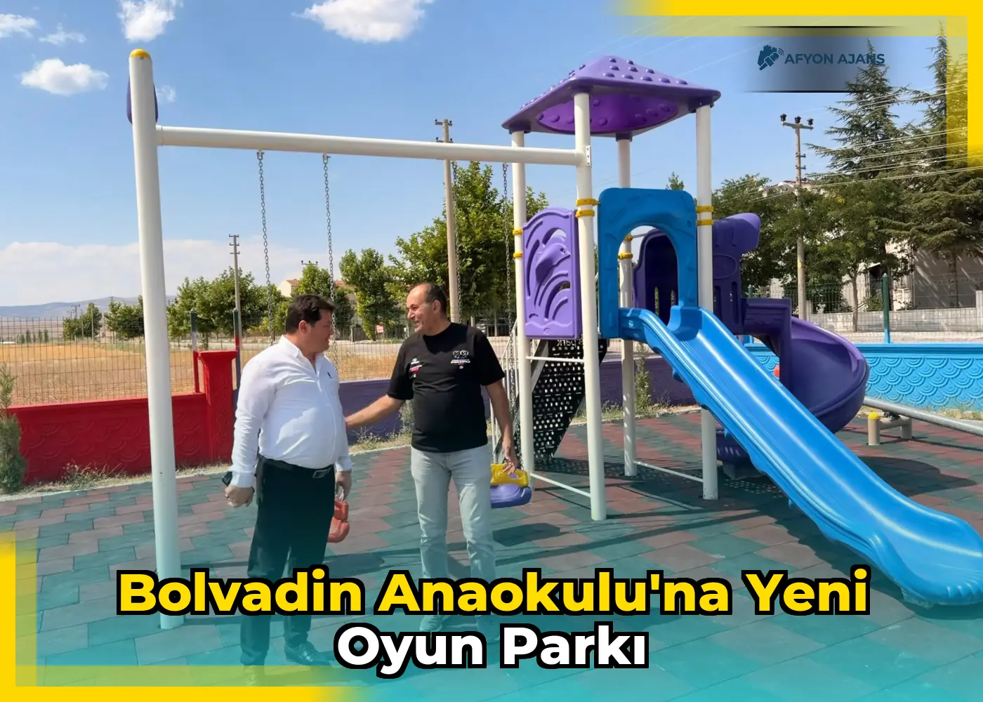 Bolvadin Anaokulu'na Yeni Oyun Parkı