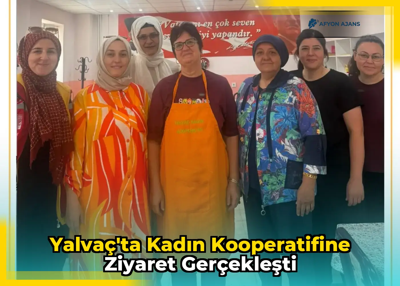 Yalvaç'ta Kadın Kooperatifine Ziyaret Gerçekleşti