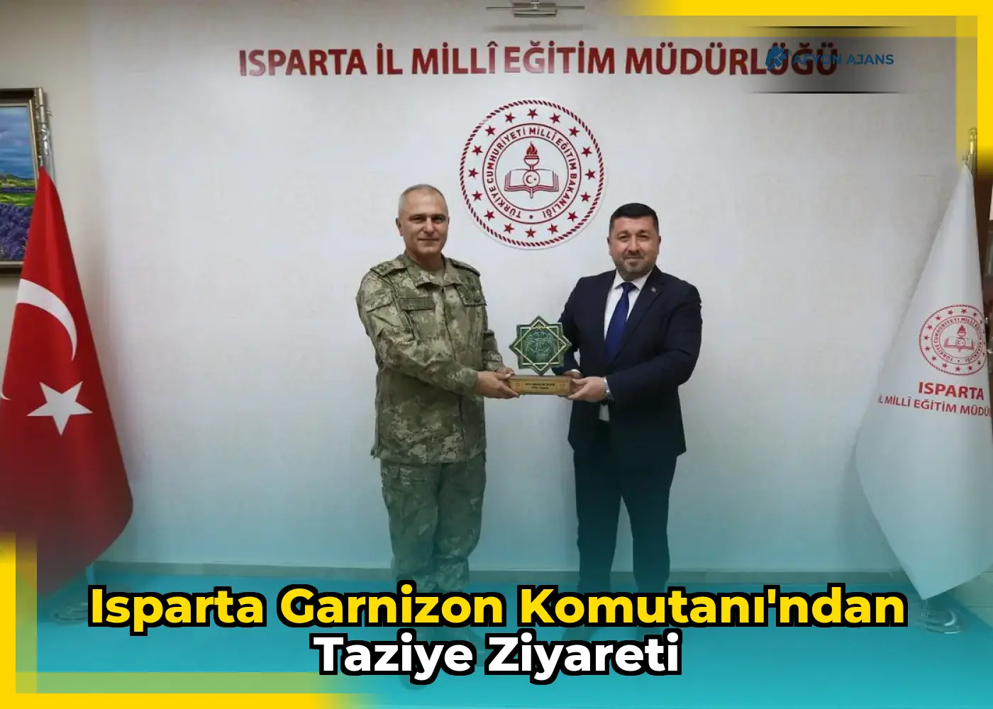 Isparta Garnizon Komutanı'ndan taziye ziyareti