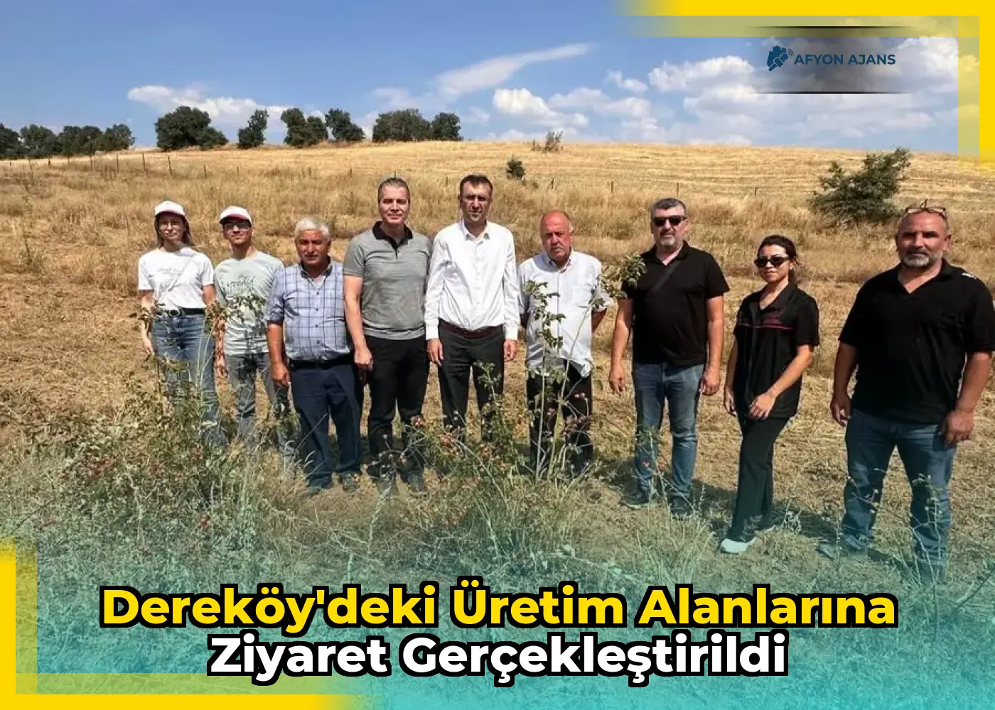 Dereköy'deki Üretim Alanlarına Ziyaret Gerçekleştirildi
