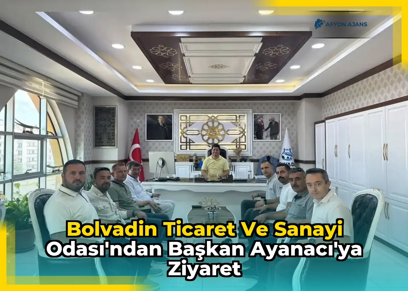 Bolvadin Ticaret ve Sanayi Odası'ndan Başkan Ayanacı'ya Ziyaret