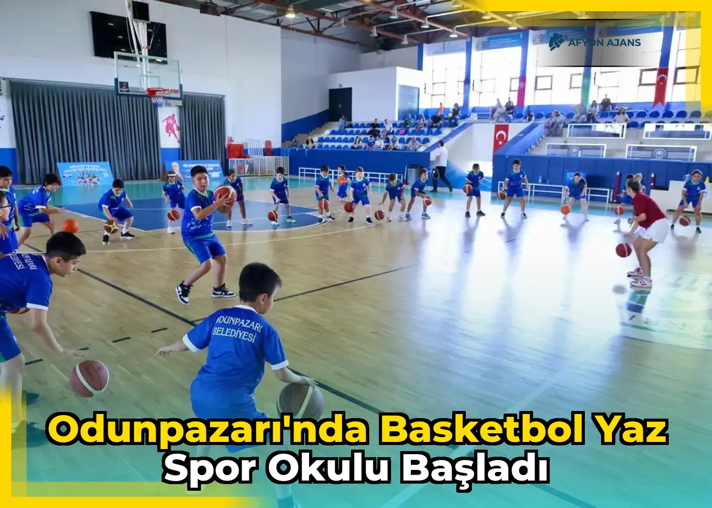 Odunpazarı'nda Basketbol Yaz Spor Okulu başladı