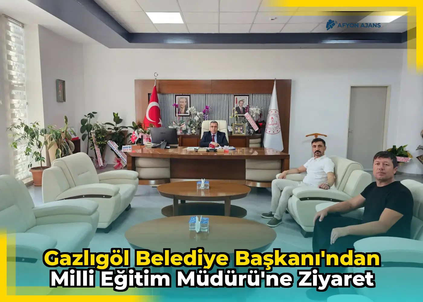 Gazlıgöl Belediye Başkanı'ndan Milli Eğitim Müdürü'ne Ziyaret
