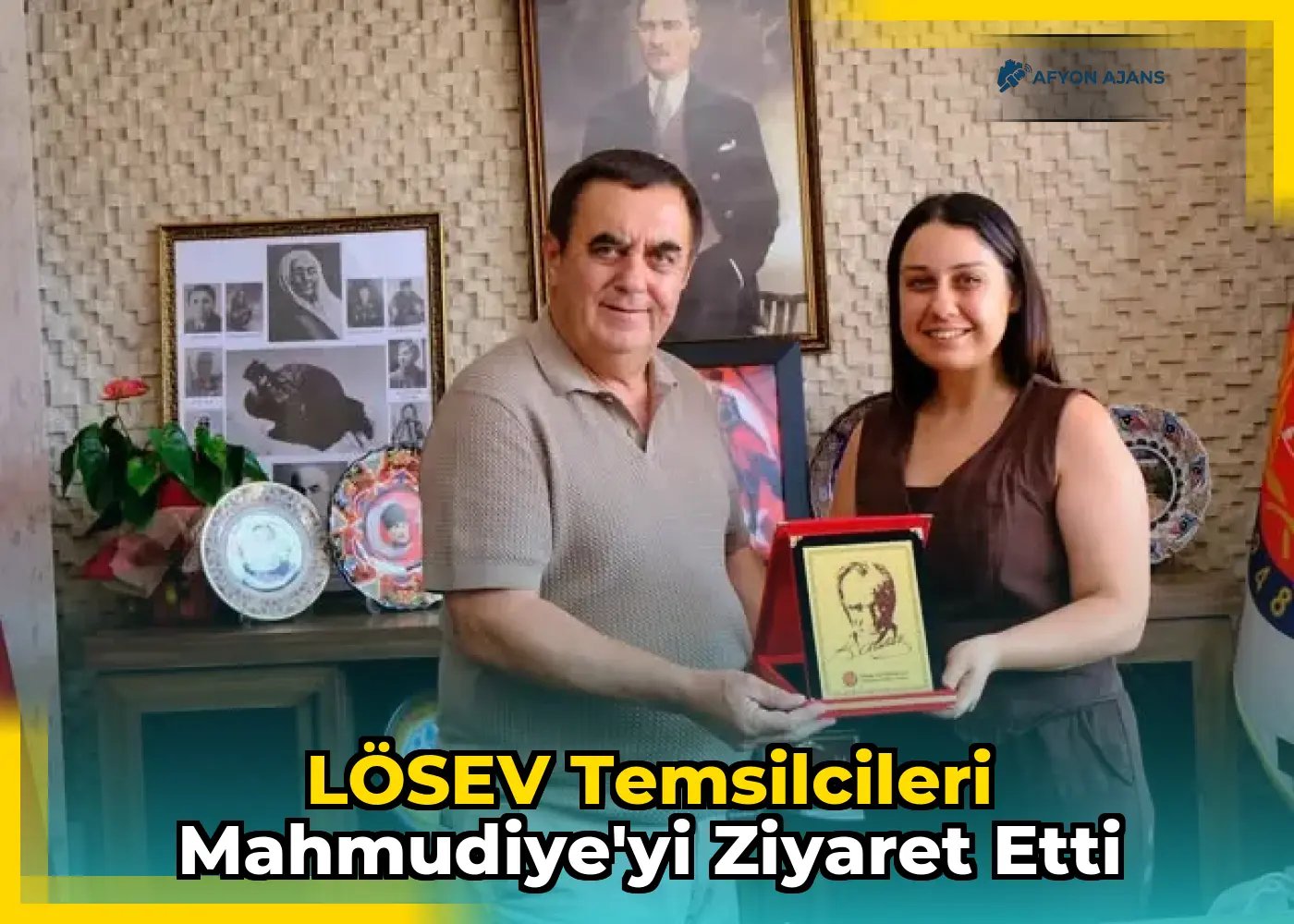 LÖSEV temsilcileri Mahmudiye'yi ziyaret etti