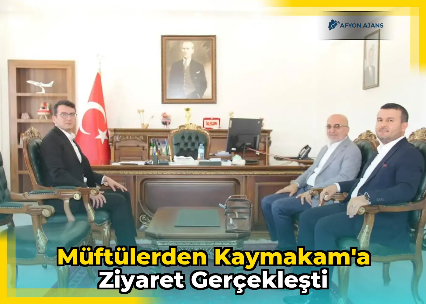 Müftülerden Kaymakam'a Ziyaret Gerçekleşti
