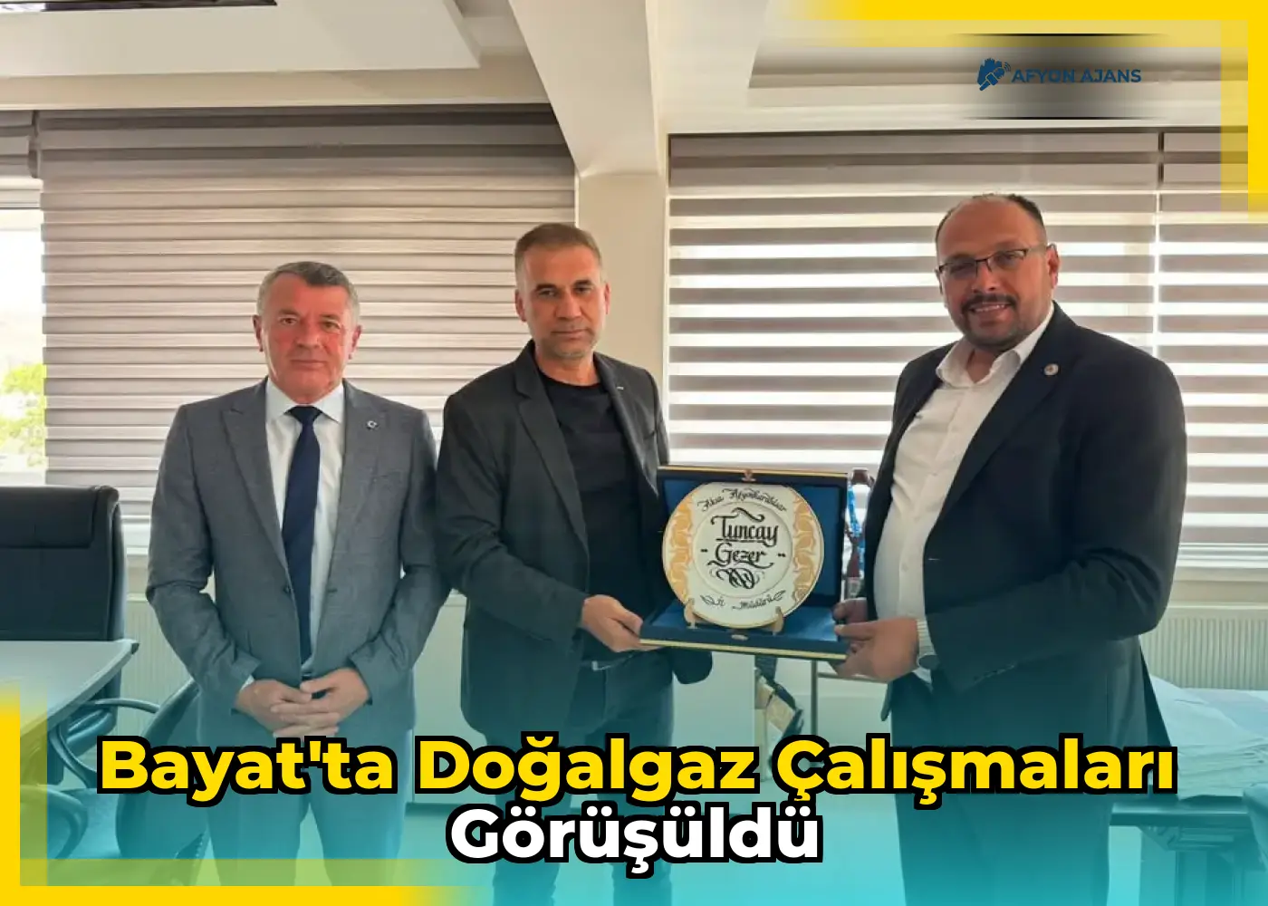 Bayat'ta Doğalgaz Çalışmaları Görüşüldü