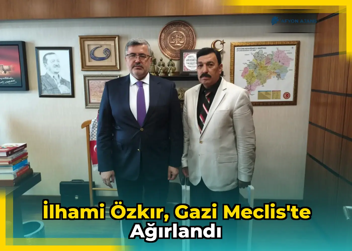 İlhami Özkır, Gazi Meclis'te ağırlandı