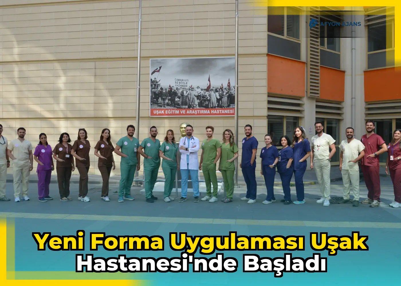 Yeni forma uygulaması Uşak Hastanesi'nde başladı