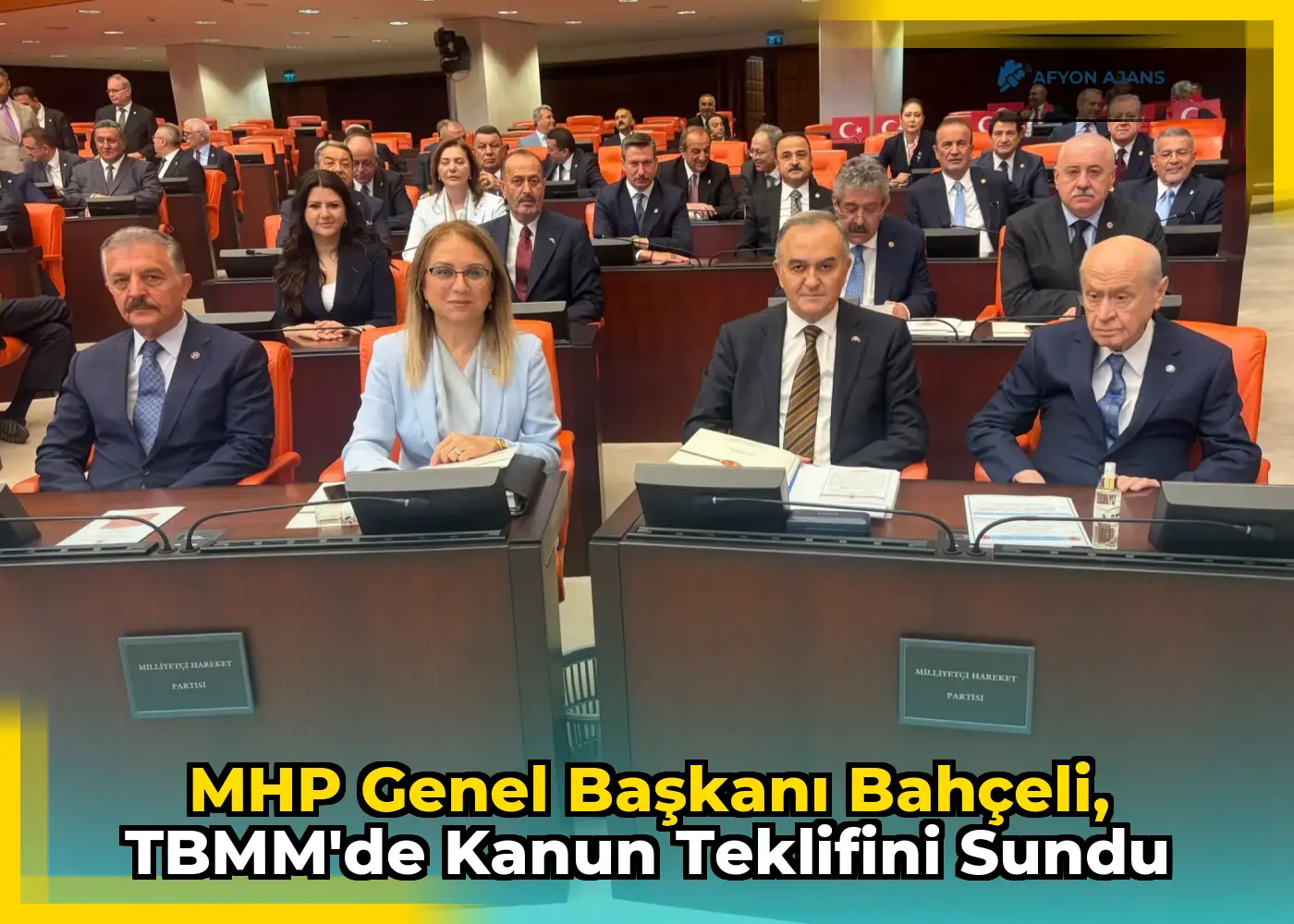 MHP Genel Başkanı Bahçeli, TBMM'de kanun teklifini sundu