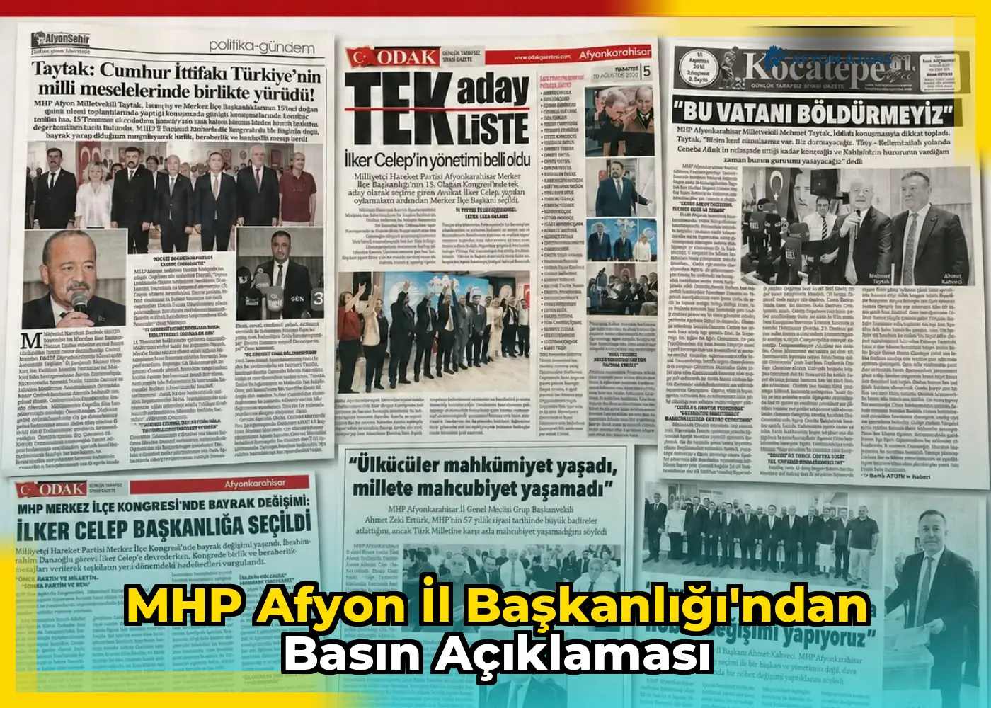 MHP Afyon İl Başkanlığı'ndan Basın Açıklaması