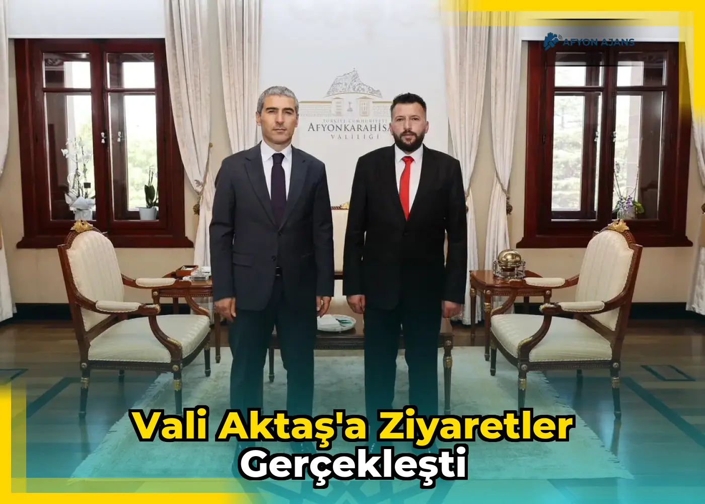 Vali Aktaş'a Ziyaretler Gerçekleşti