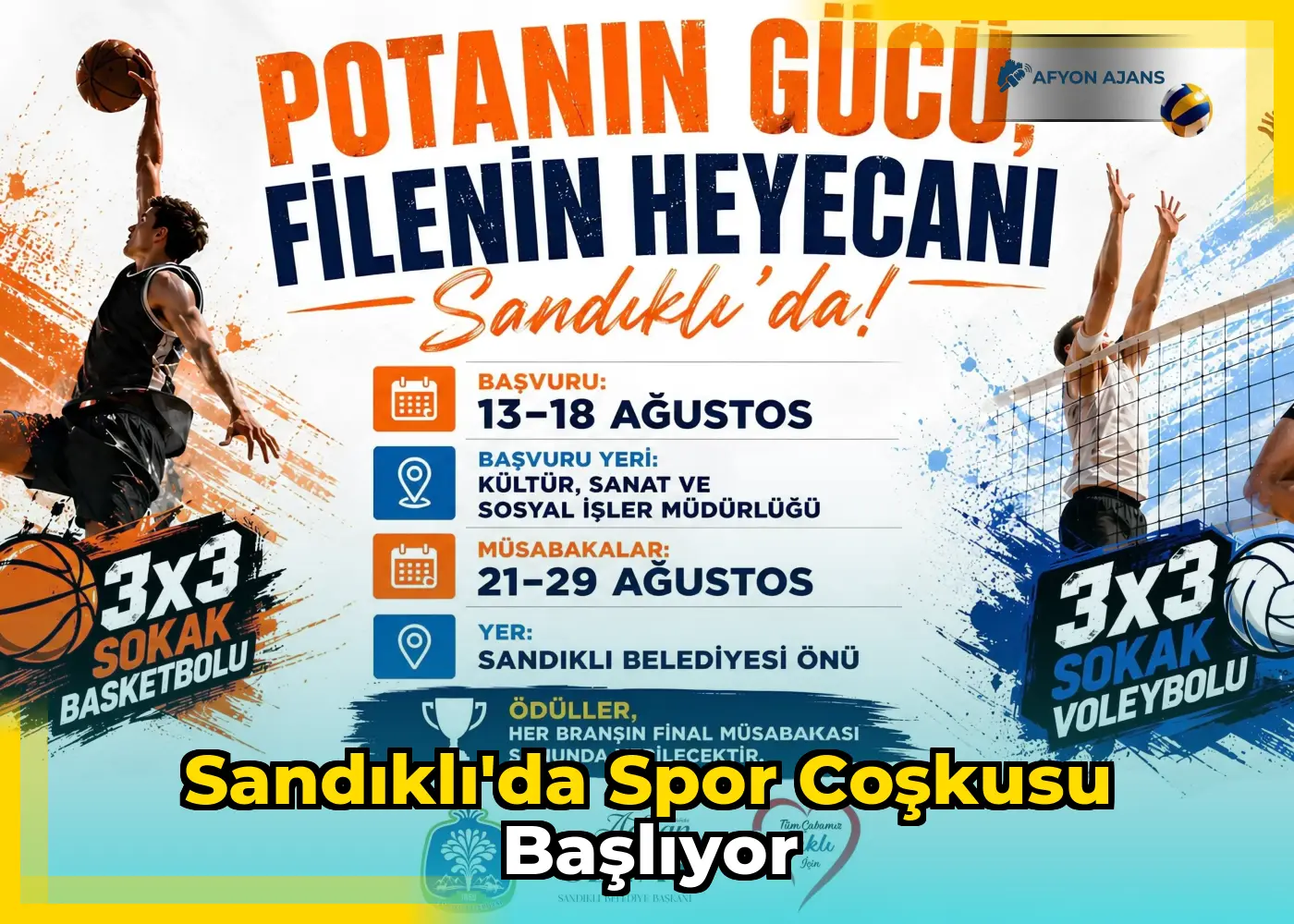 Sandıklı'da Spor Coşkusu Başlıyor
