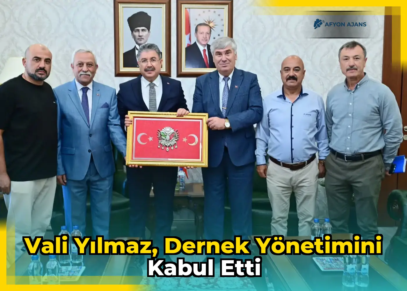 Vali Yılmaz, Dernek Yönetimini Kabul Etti