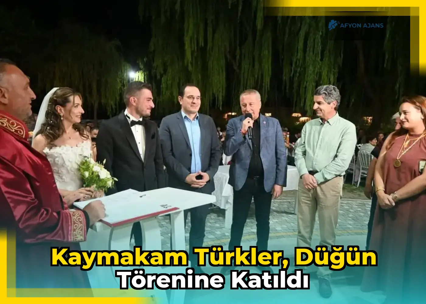 Kaymakam Türkler, Düğün Törenine Katıldı