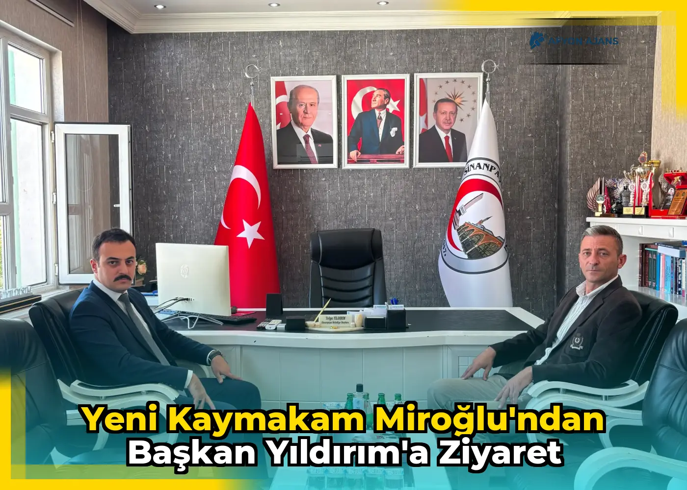 Yeni Kaymakam Miroğlu'ndan Başkan Yıldırım'a Ziyaret