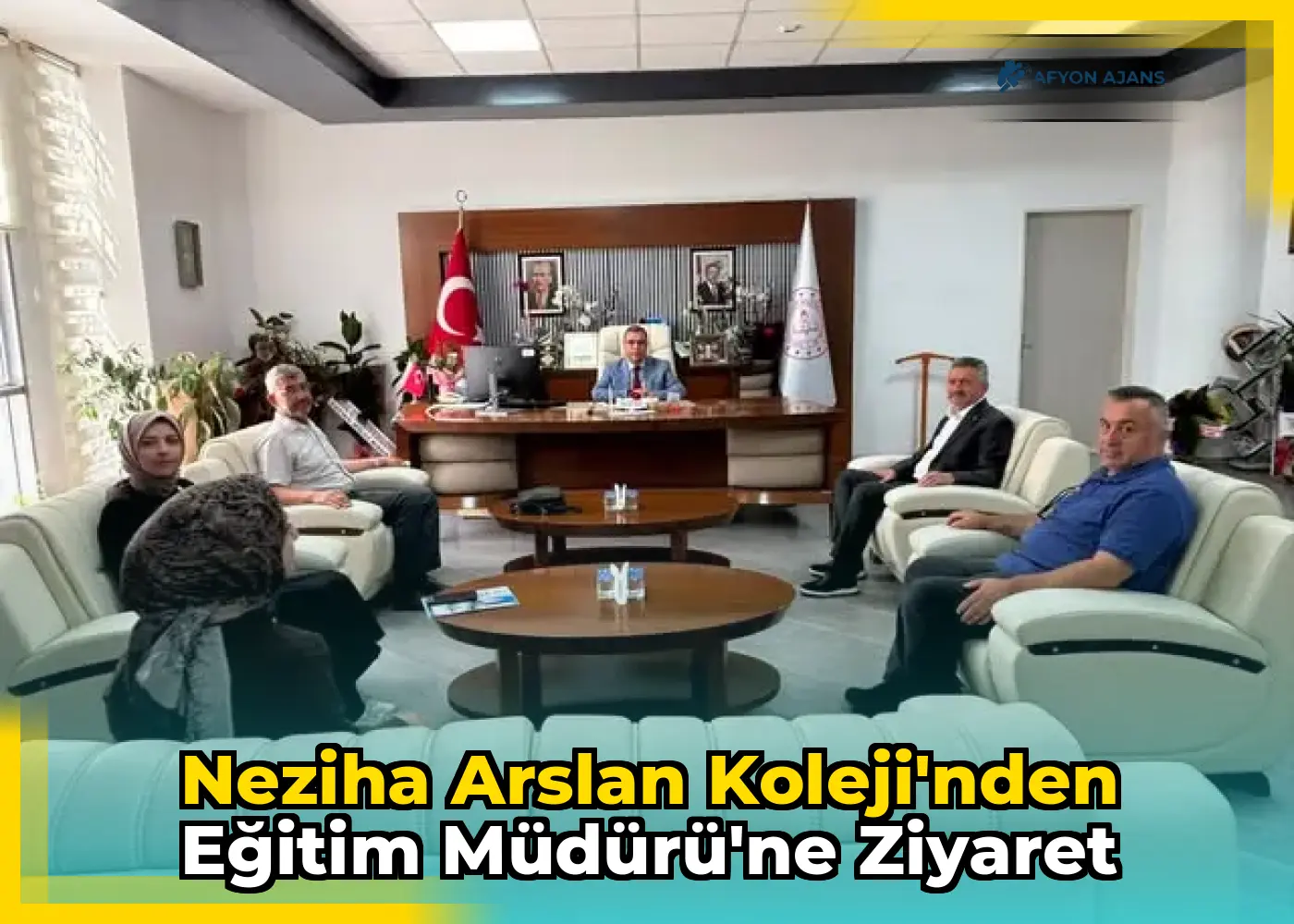Neziha Arslan Koleji'nden Eğitim Müdürü'ne Ziyaret