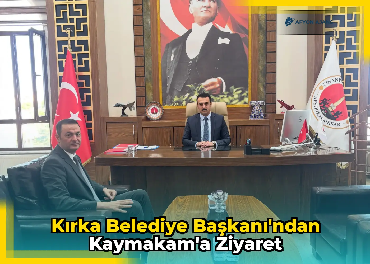 Kırka Belediye Başkanı'ndan Kaymakam'a Ziyaret