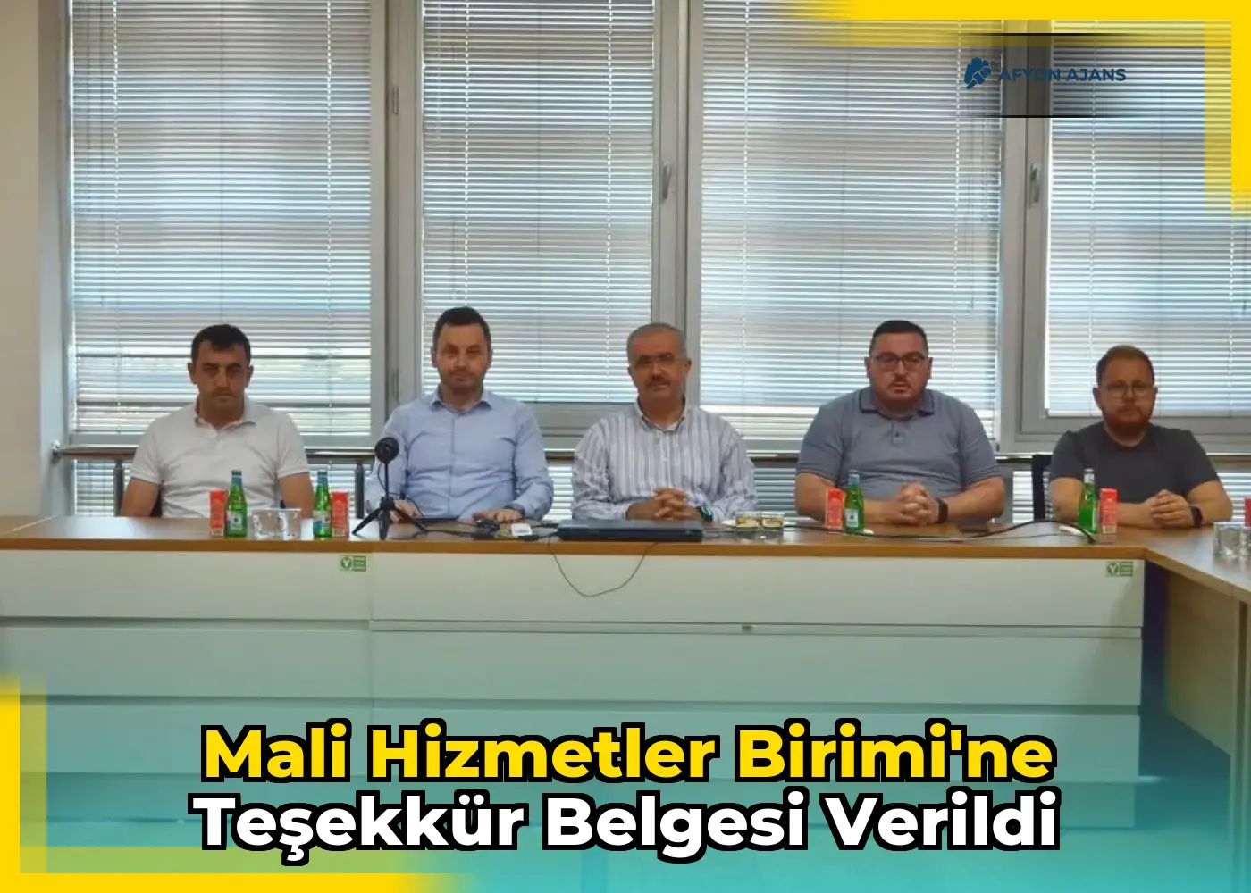 Mali Hizmetler Birimi'ne Teşekkür Belgesi Verildi