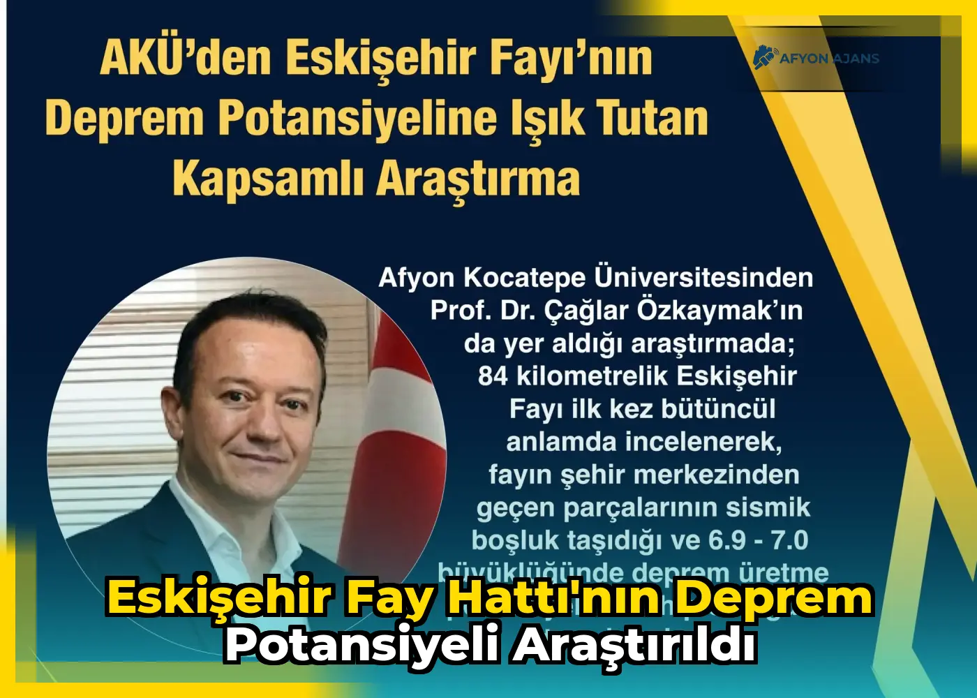 Eskişehir Fay Hattı'nın Deprem Potansiyeli Araştırıldı