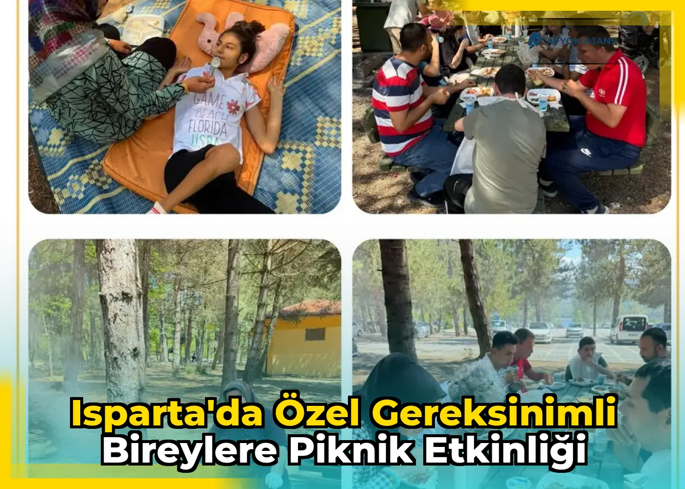 Isparta'da Özel Gereksinimli Bireylere Piknik Etkinliği