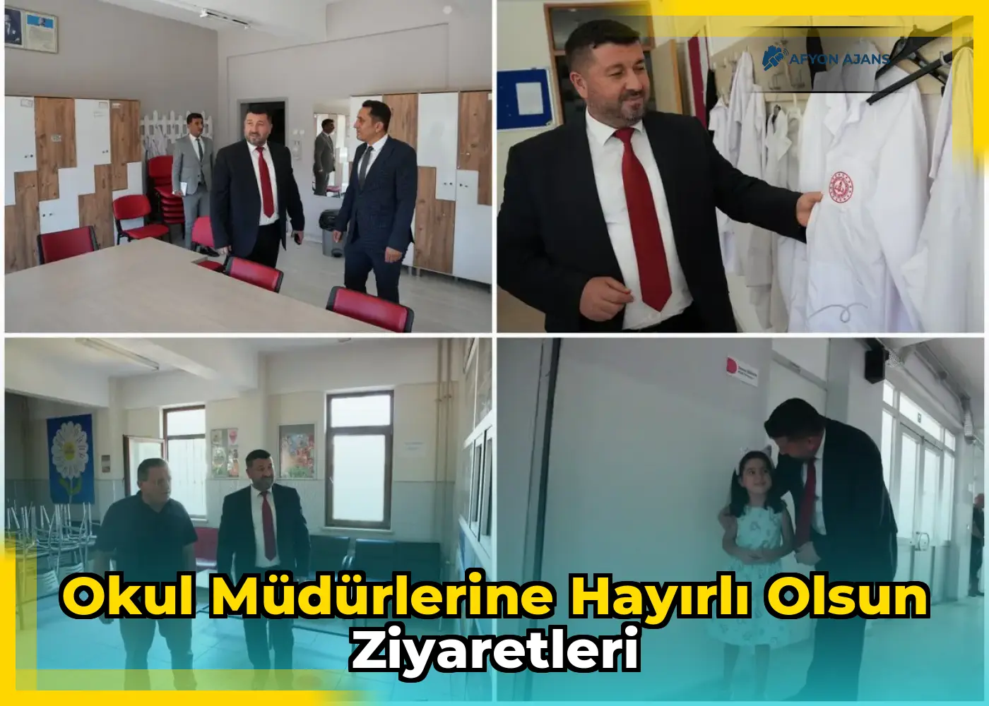 Okul müdürlerine hayırlı olsun ziyaretleri